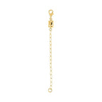Yellow Gold Overlay Sterling Silver Magnet Lobster Lock