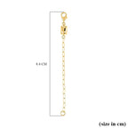Yellow Gold Overlay Sterling Silver Magnet Lobster Lock