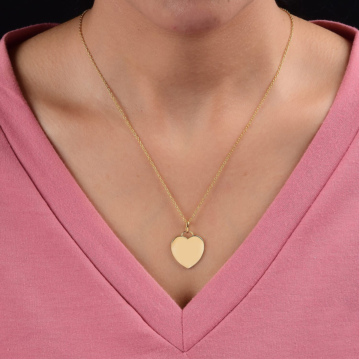 Yellow Gold Overlay Sterling Silver Pendant with Chain (Size 18), Silver Wt. 5.50 Gms 3706062 3