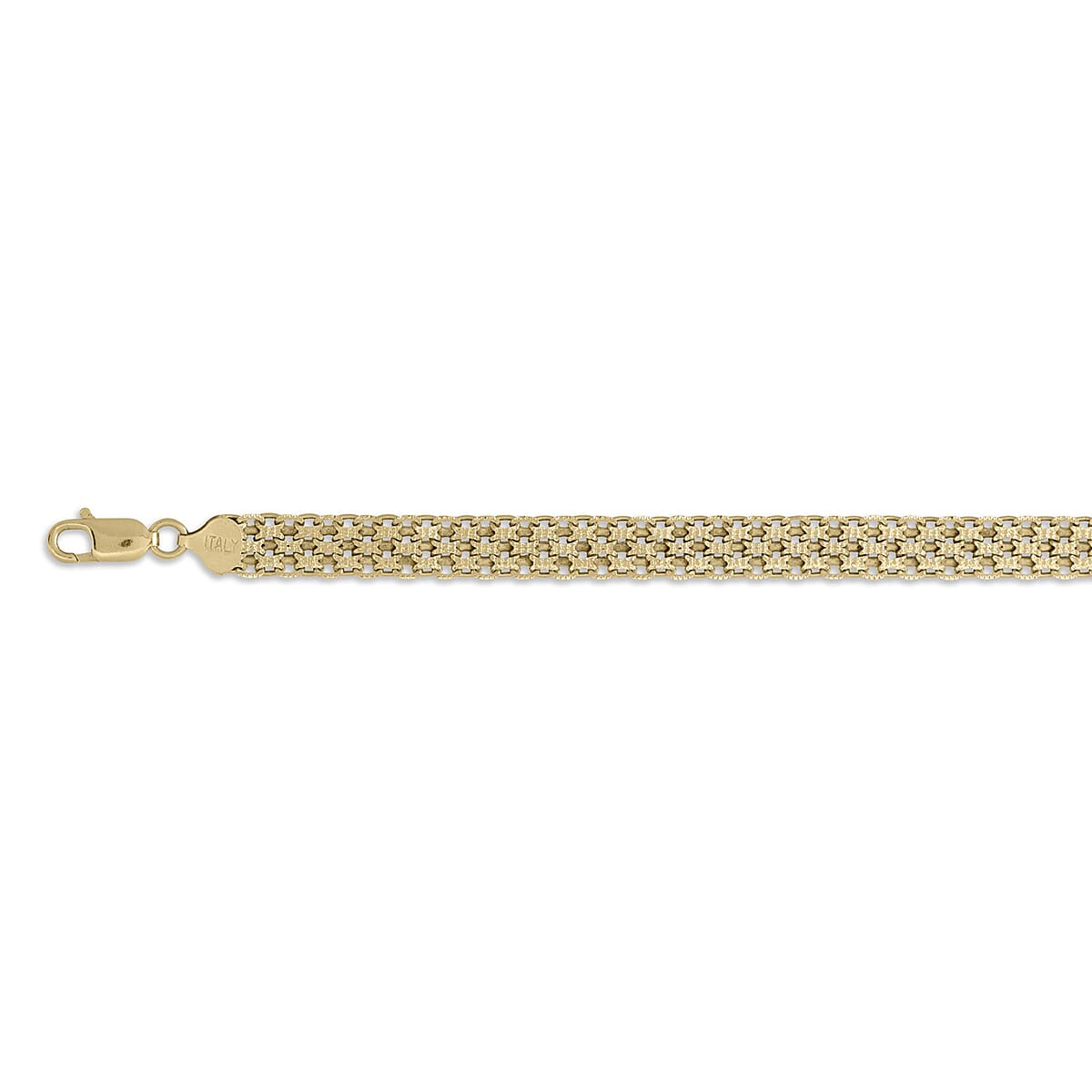 Yellow Gold Plated Sterling Silver Bismark Necklace (Size - 20) with Lobster Clasp, Silver Wt. 32.30 Gms 8415120 0