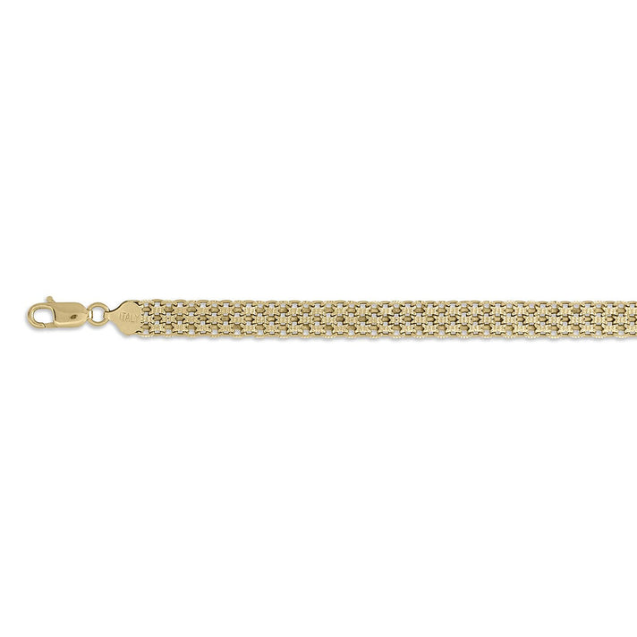 Yellow Gold Plated Sterling Silver Bismark Necklace (Size - 20) with Lobster Clasp, Silver Wt. 32.30 Gms 8415120 1