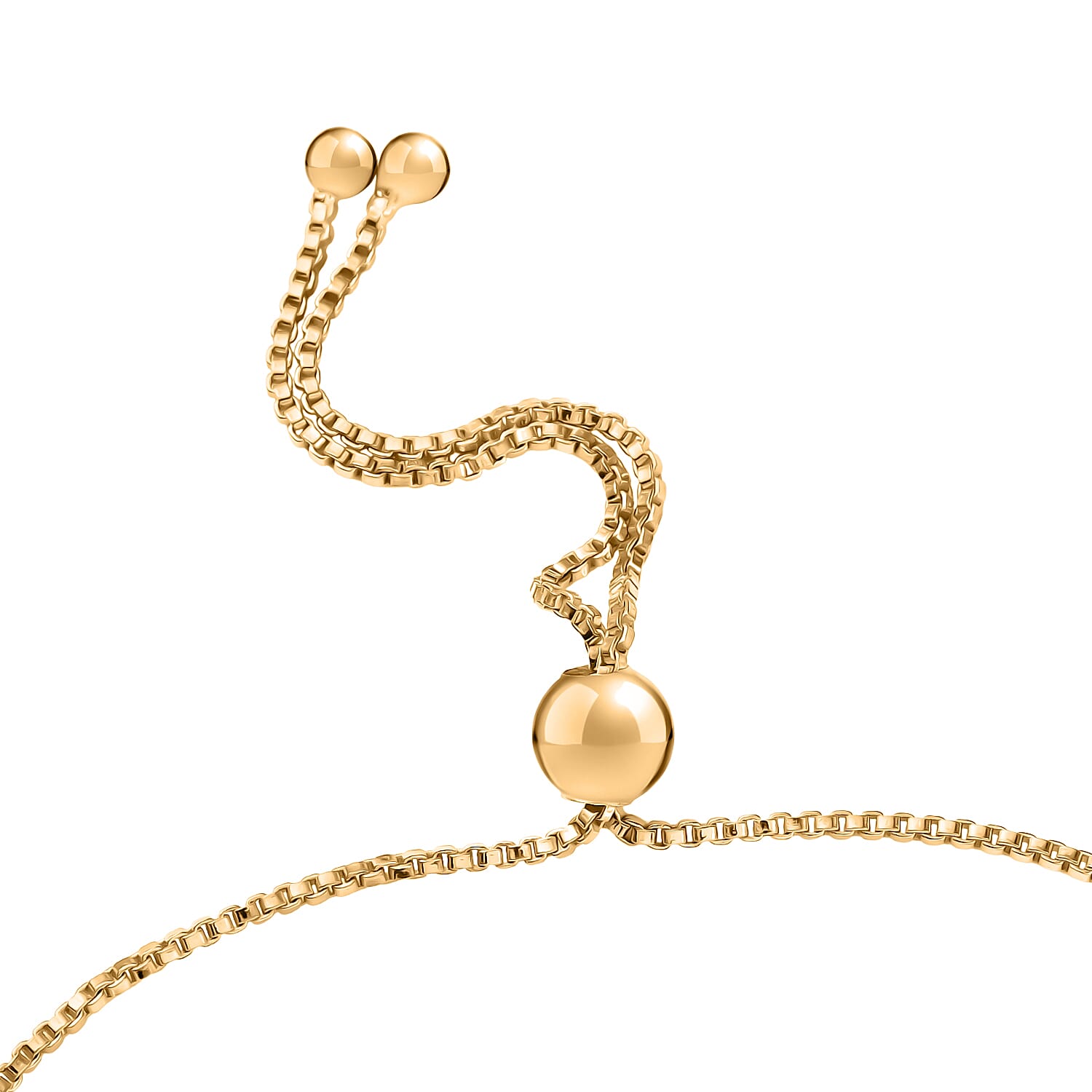 Designer Closeout Deal - Gold Plated Sterling Silver Mariner Shell Charm Bracelet (Adjustable Upto Size - 10.5) 8194558 4