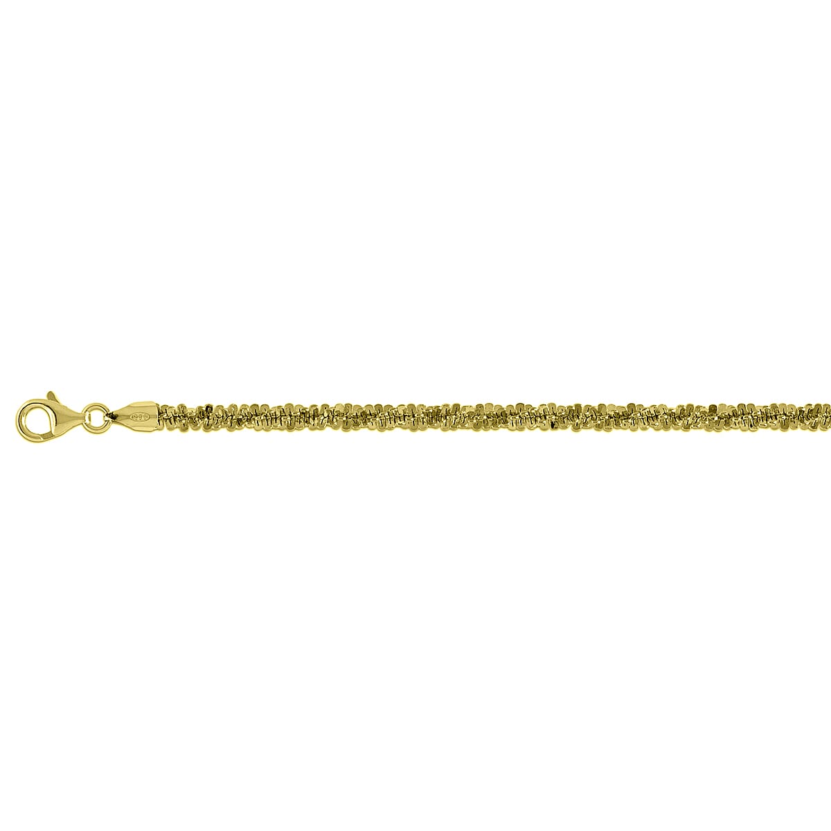 Italian Made - Yellow Gold Plated Sterling Silver Fancy Necklace (Size - 30) with Lobster Clasp, Silver Wt. 49.25 Gms 8482915 0