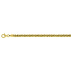 Yellow Gold Plated Sterling Silver Necklace (Size - 30) with Lobster Clasp, Silver Wt. 49.25 Gms