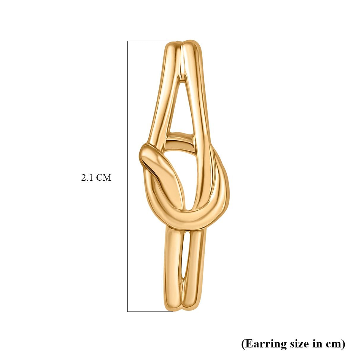 Yellow Gold Plated Sterling Silver Stud Push Back Earring 8087122 6
