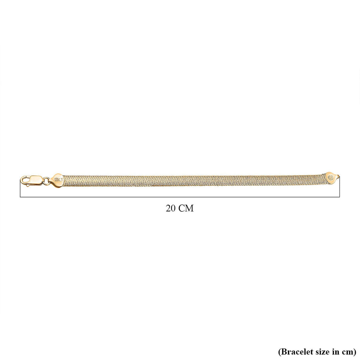 Yellow Gold Sterling Silver Bracelet (Size - 7-2 Inch Ext.), Silver Wt. 9.30 Gms 7027384 4