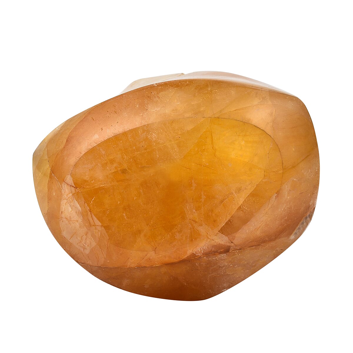 Yellow Hematoid Quartz Flame Figurine 2500-5000 Ct. 7188588 2