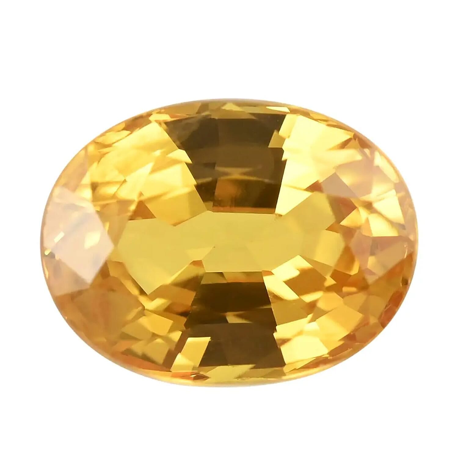 AAAA Yellow Sapphire Loose Gemstone in Oval Shape (7x5 MM) 7854384 0