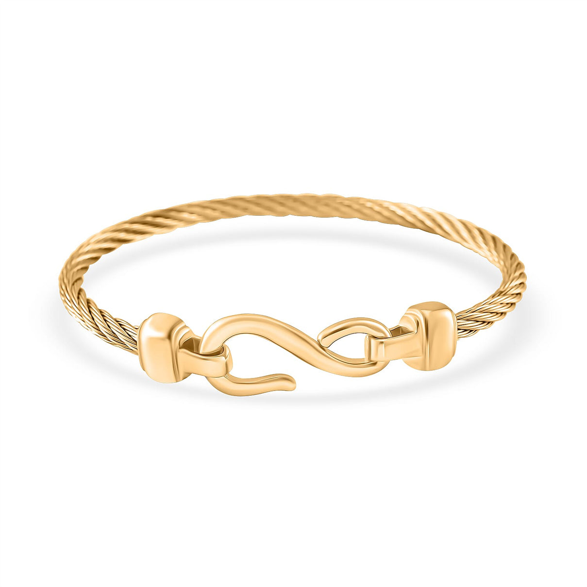 Yellow Tone Bangle (Size - 7.5) 7843695 0