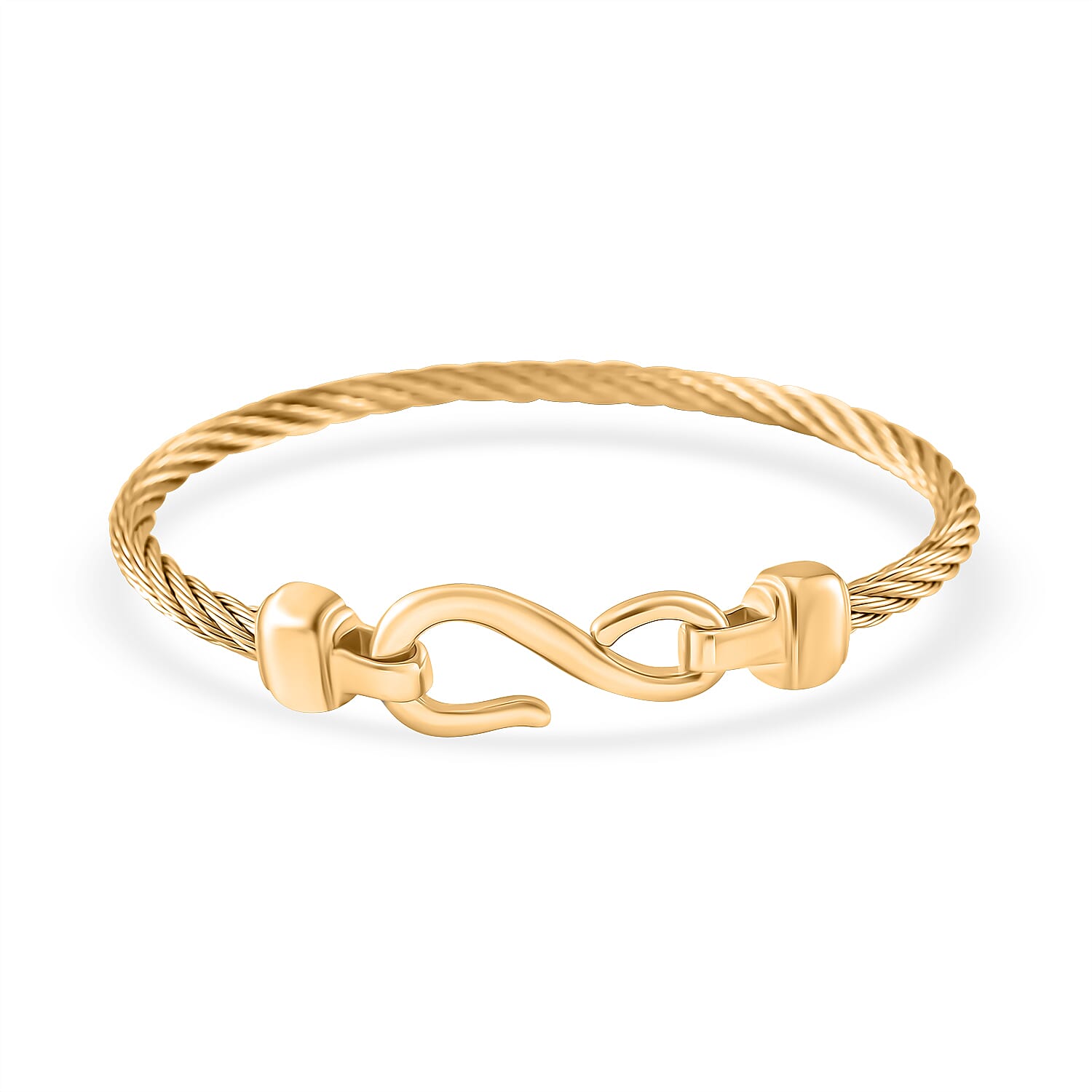 Yellow Tone Bangle (Size - 7.5) 7843695 0