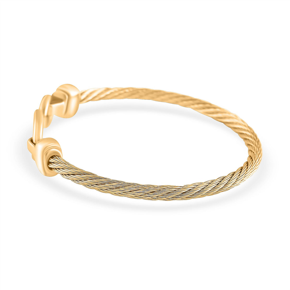 Yellow Tone Bangle (Size - 7.5) 7843695 3