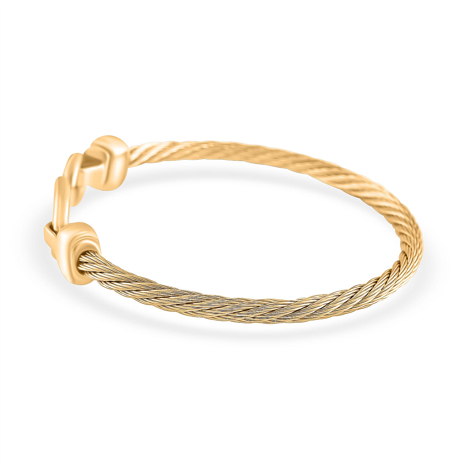 Yellow Tone Bangle (Size - 7.5) 7843695 3