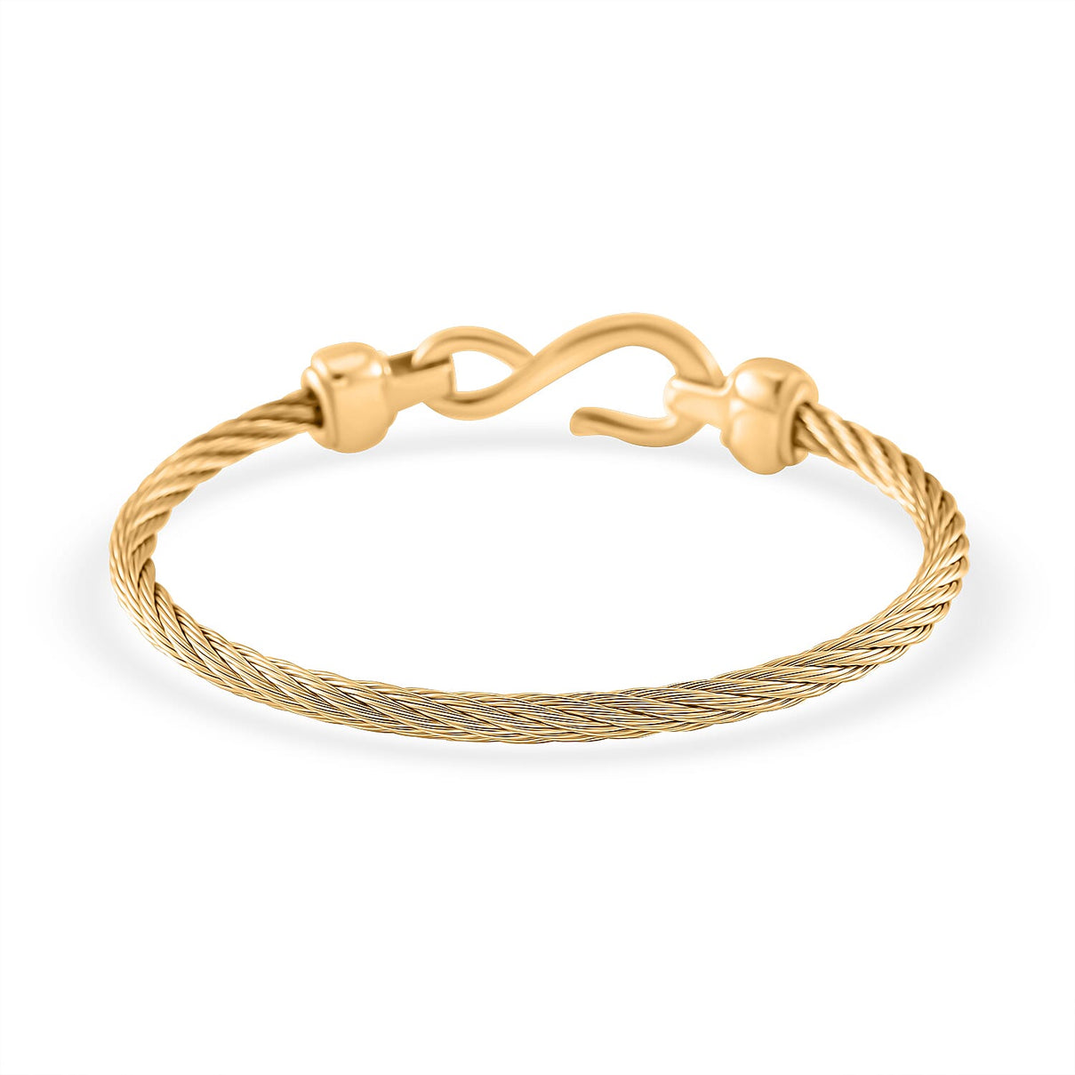 Yellow Tone Bangle (Size - 7.5) 7843695 4