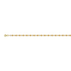 Italian Close Out - Yellow and White Gold Overlay Sterling Silver Saturno Necklace (Size - 20), Silver Wt. 14.84 Gms