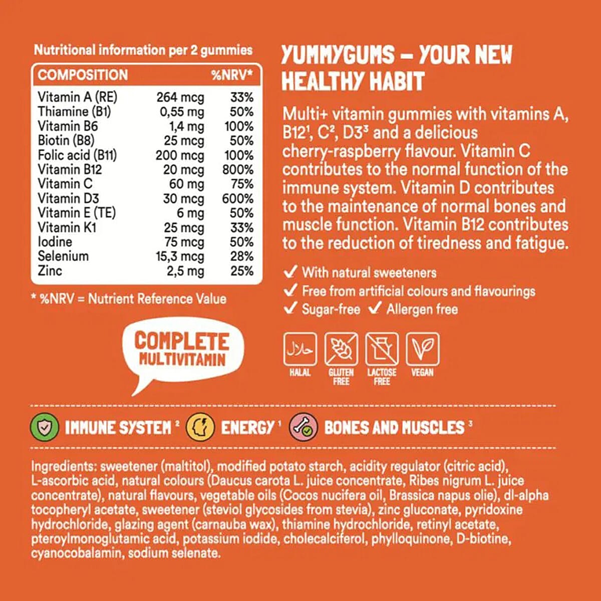 YummyGums: Energy Vitamins Gummies 7201594 1