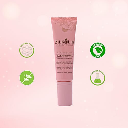 ZILKOLIG Sericulture Inspired Pure Silk Sericin Concentrate Sleeping Mask Cream 50ml 6016185 2