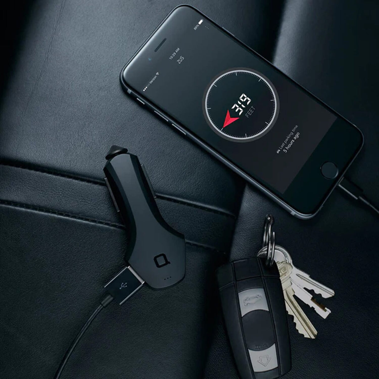 ZUS Smart Car Finder - Dual USB Car Charger 7730580 1