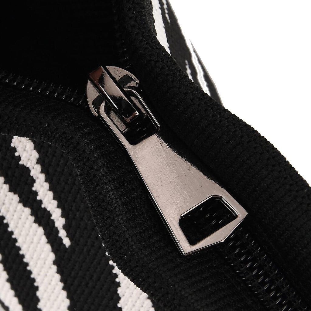 Designer-Inspired Zebra Print Crossbody Bag - Zebra