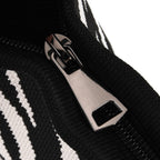 Designer-Inspired Zebra Print Crossbody Bag - Zebra