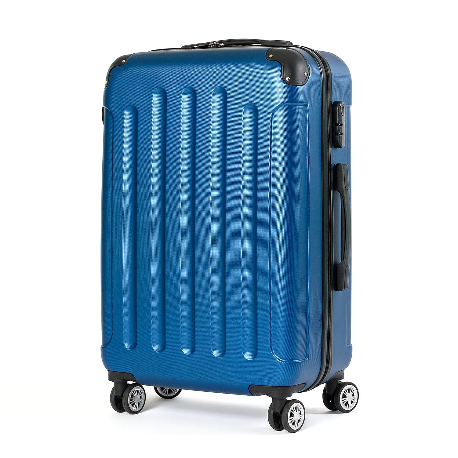 Zeitreise Plastic Luggage and Handbag Set - Navy 8057173 2