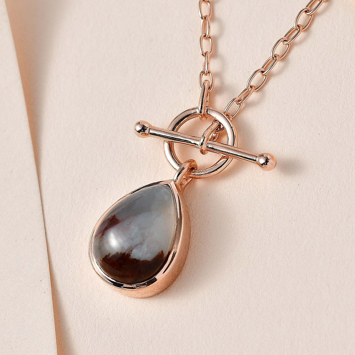 Zimbaprase Necklace (Size - 20) in 18K Rose Gold Vermeil Sterling Silver 5.33 Ct 7558895 3