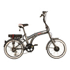 E-life Infusion 6 Speed Folding Electric Bike - Grey -  Charges in 2-3 Hrs,  Up to 40 miles On A Single Charge