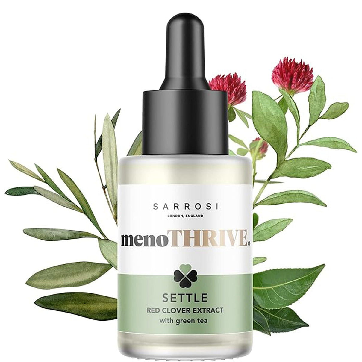 menoTHRIVE Green Tea Oil Blend - 30ml | Settle | Body &amp; Skin Massage Aromatherapy Oil 8023840 0
