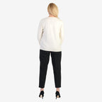Pure And Natural Super Soft Sparkling Jumper (Size 12) - Ivory