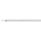 Italian Mega Closeout - Rhodium Overlay Sterling Silver BRILLINTINA Necklace (Size - 20) With Lobster Clasp, Silver Wt. 28.10 Gms.