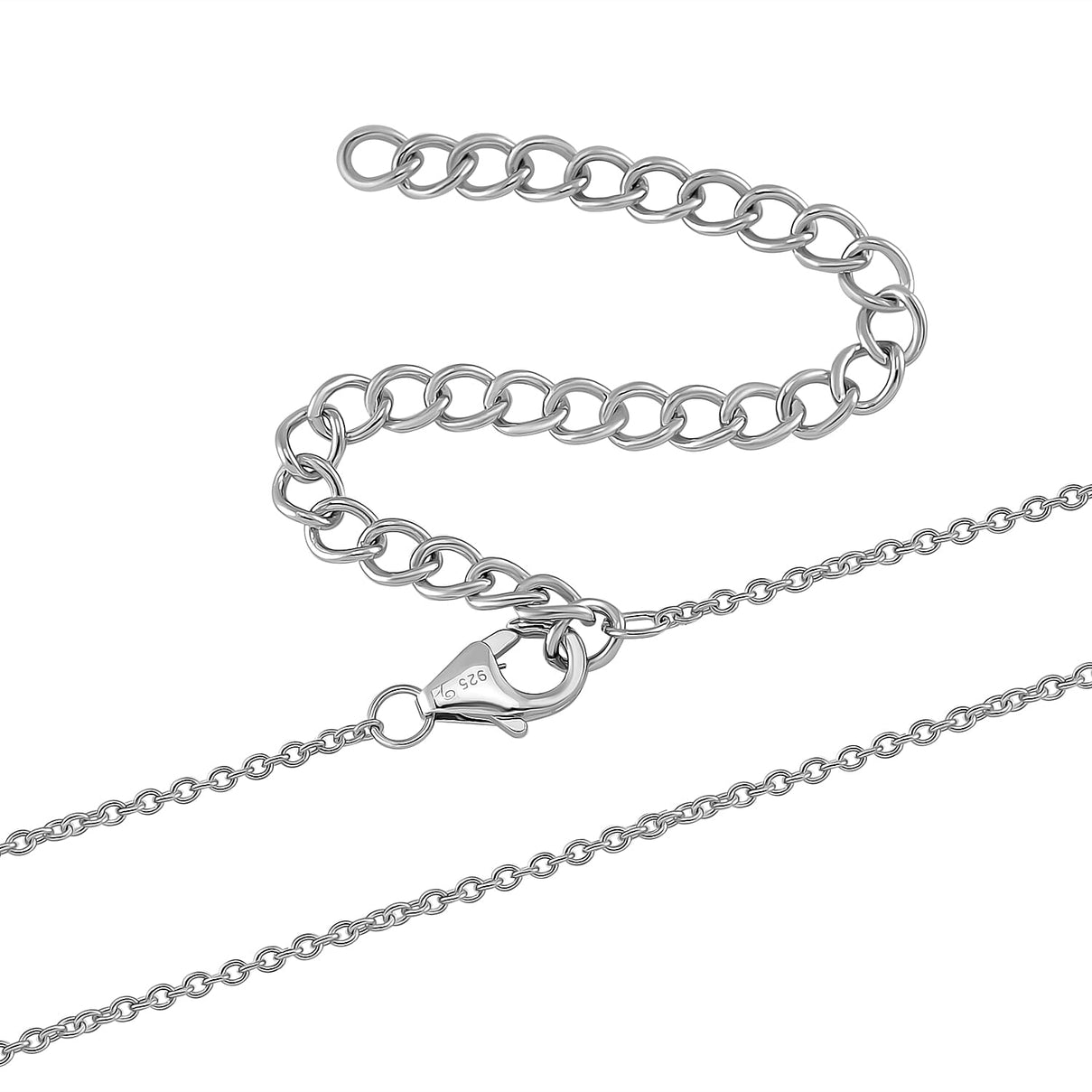 Lucy Q Rhodium Overlay Sterling Silver Infinity Necklace 7891174 4