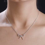 Rhodium Overlay Sterling Silver Necklace (Size - 20)
