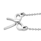 Rhodium Overlay Sterling Silver Necklace (Size - 20)