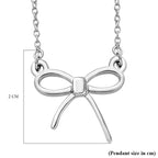 Rhodium Overlay Sterling Silver Necklace (Size - 20)