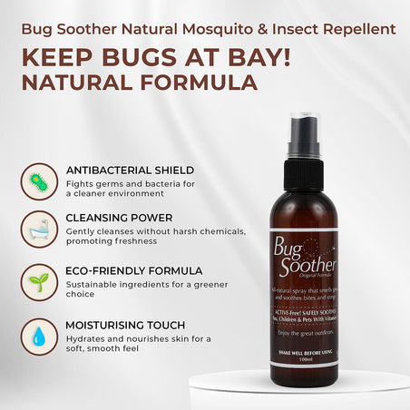 Bug Soother Natural Mosquito and Insect Repellent 100ml 2780233 2