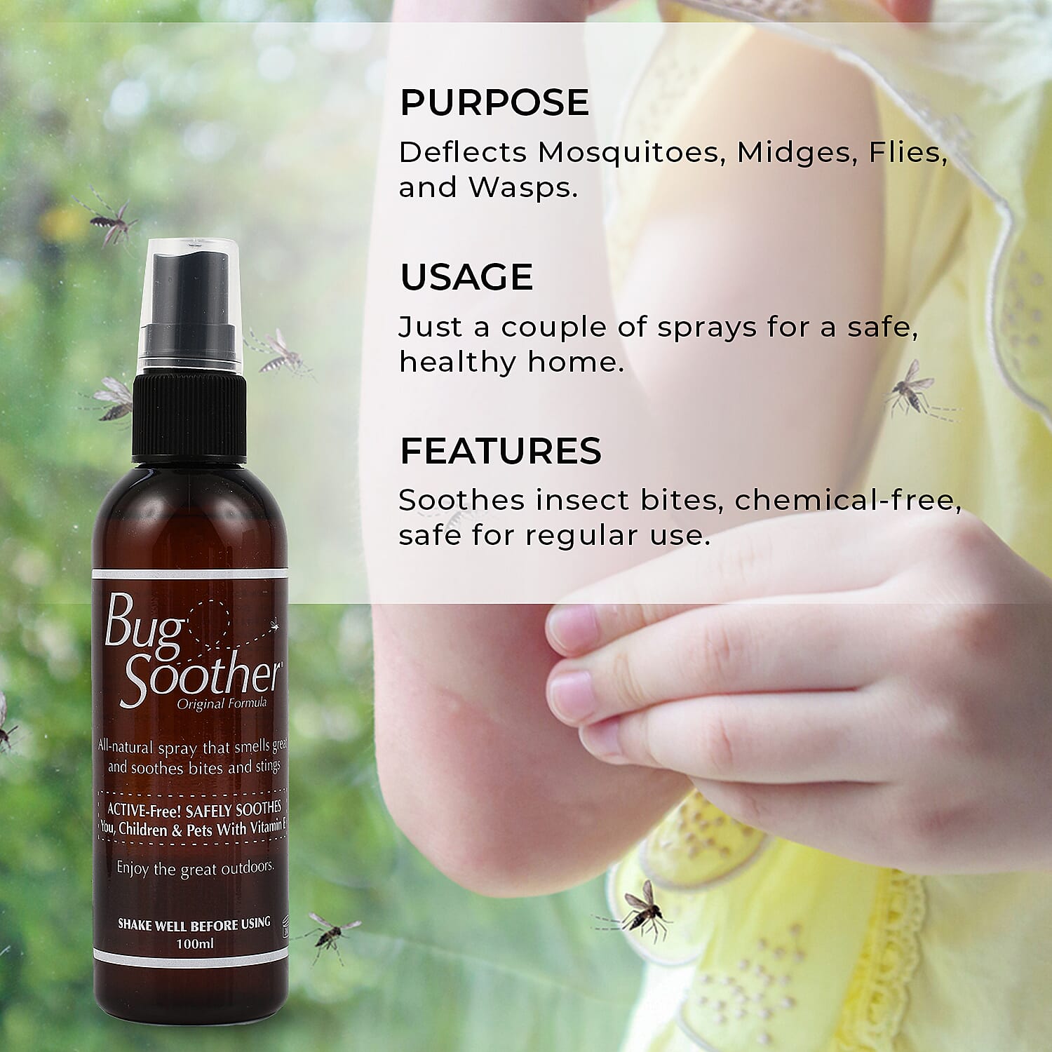 Bug Soother Natural Mosquito and Insect Repellent 100ml 2780233 3