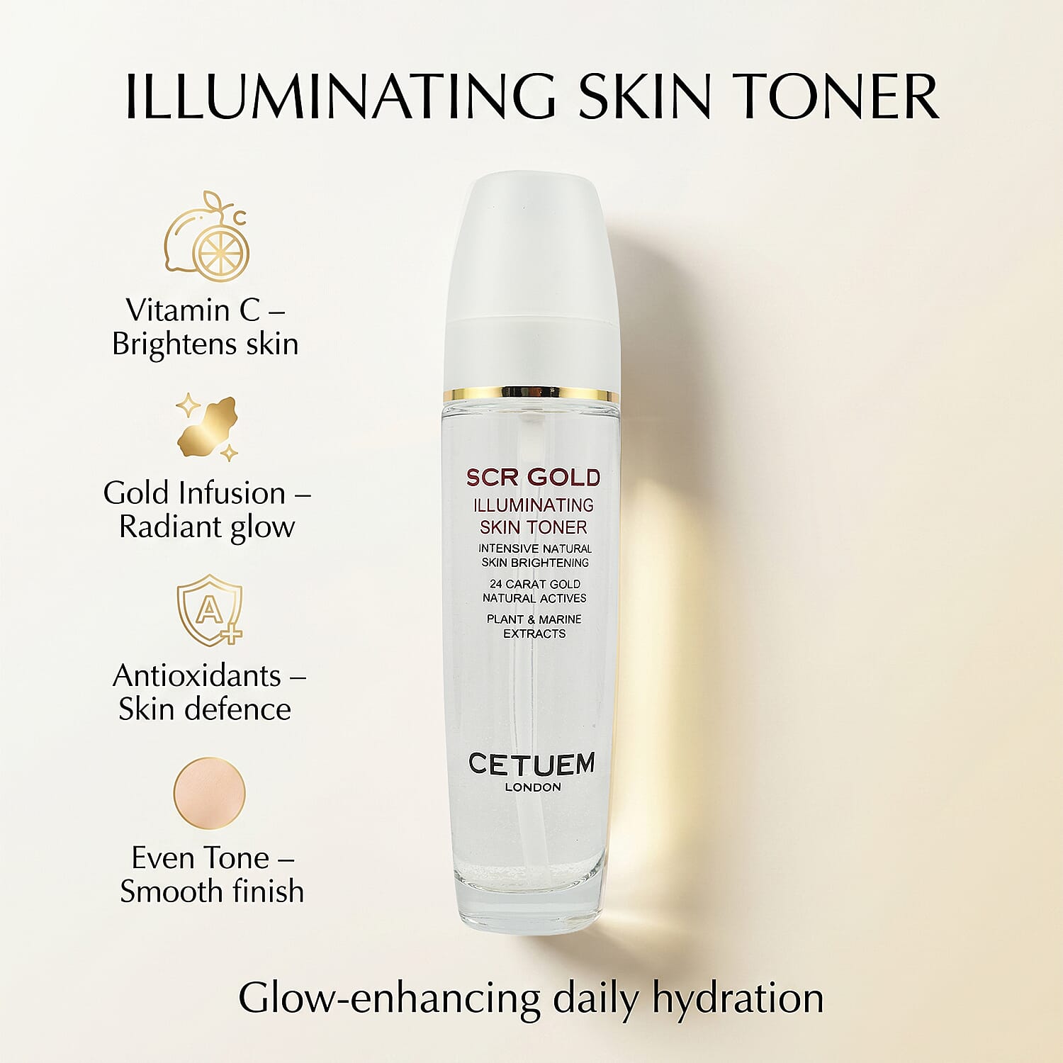 Cetuem : SCR Gold Illuminating Skin Toner 2795573 2