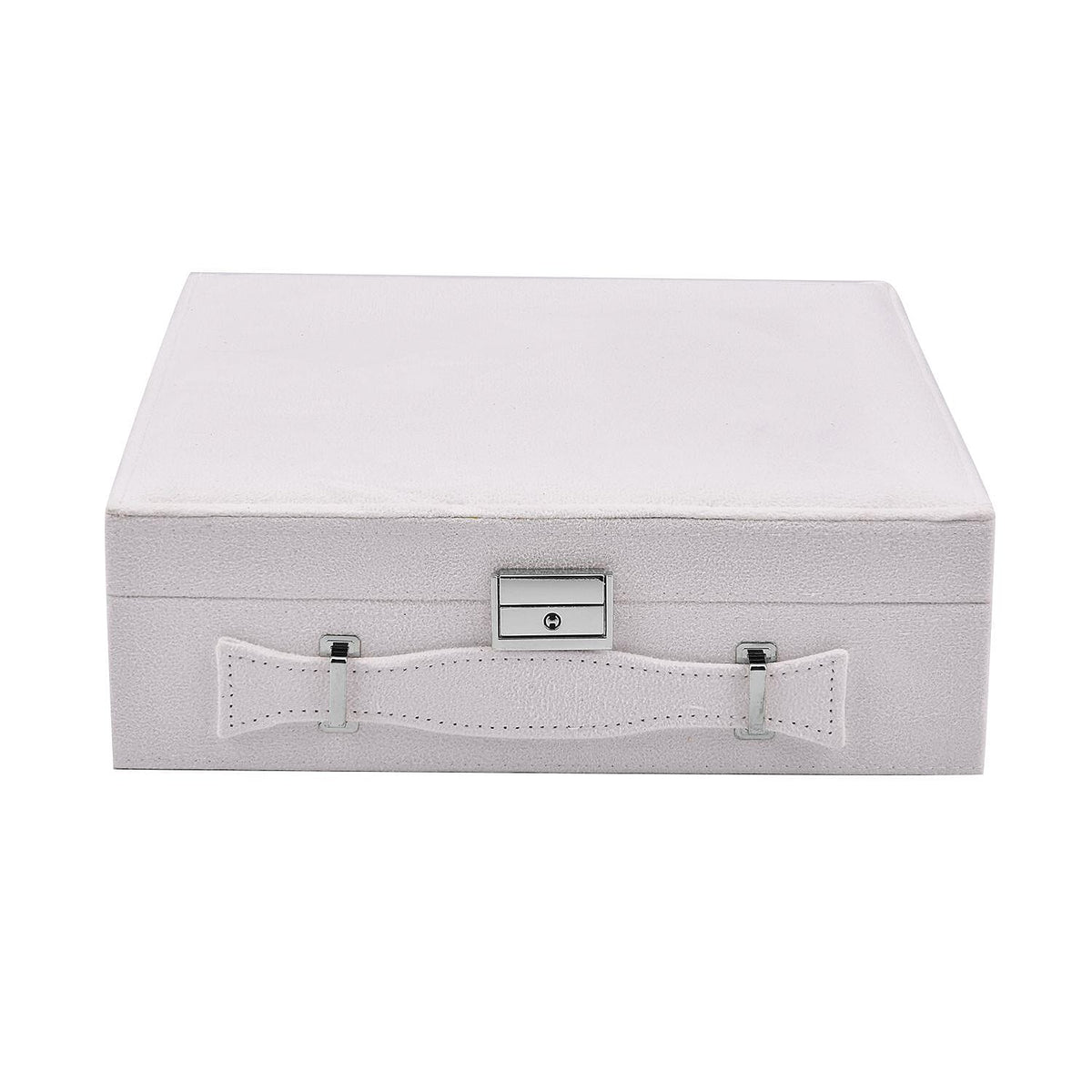 2-Tier Anti-Tarnish Protective Layer Jewellery Box Organizer (26cm) - White V32602764 2