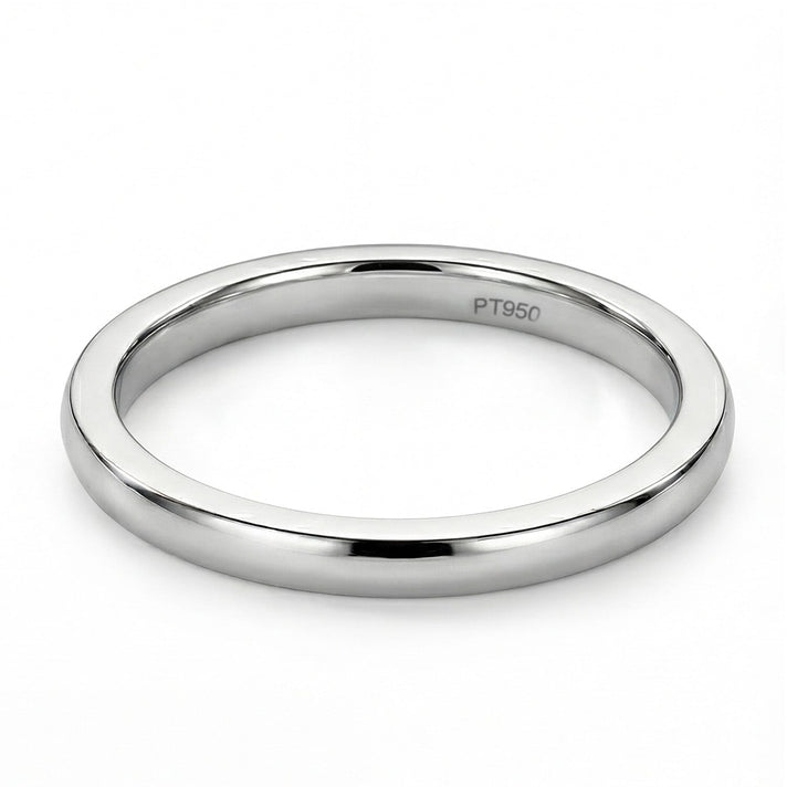Rhapsody- 950 Platinum Fine Polished Stackable Band Ring 3191433 1