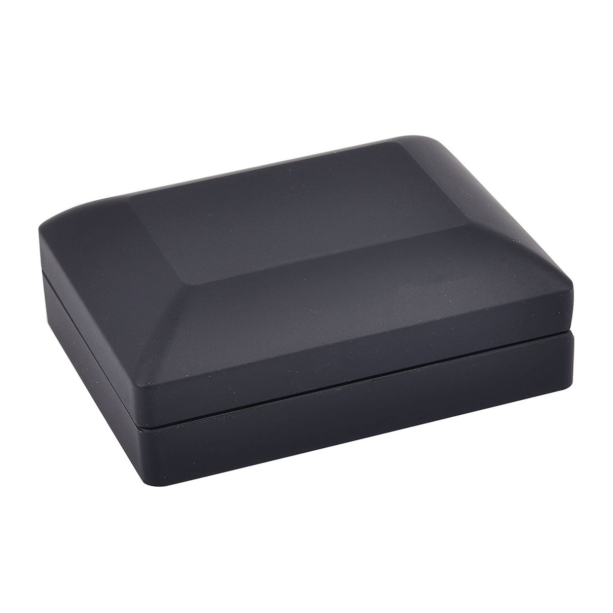 Exclusively Designed Luxurious Necklace Box with LED Light in Solid Black Colour Size 9x7x3.5 Cm 3439299 0