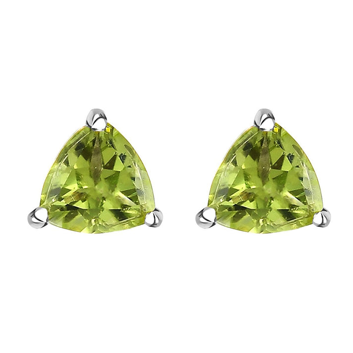 1.15  Ct. African Amethyst Solitaire Stud Earrings in Platinum Plated Sterling Silver 3815890 1