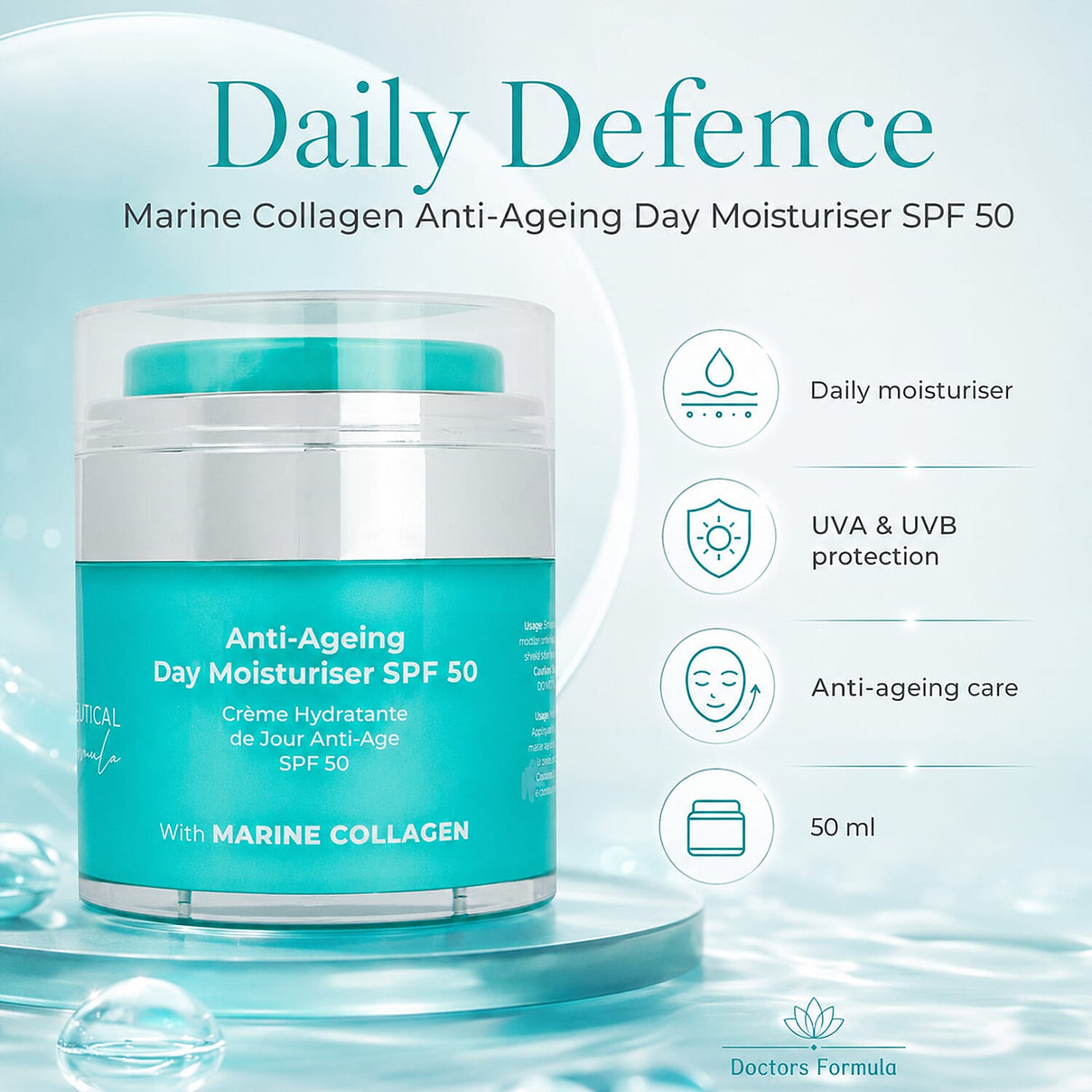 Marine Collagen Anti-Ageing Day Moisturiser SPF50 - 50ml 7164888 2
