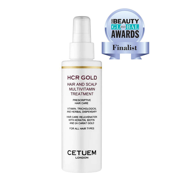 Cetuem HCR Gold Hair and Scalp with Multi-Vitamin B3, B5, B6, B7, C and Vitamin E Treatment for Healthy and Shinny Hair 7175715 1