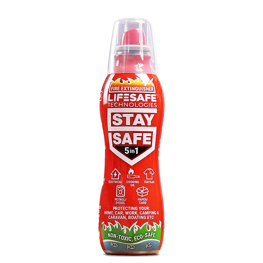 LifeSafe Technologies StaySafe All in 1 Fire Extinguisher - 200ml 7188555 0