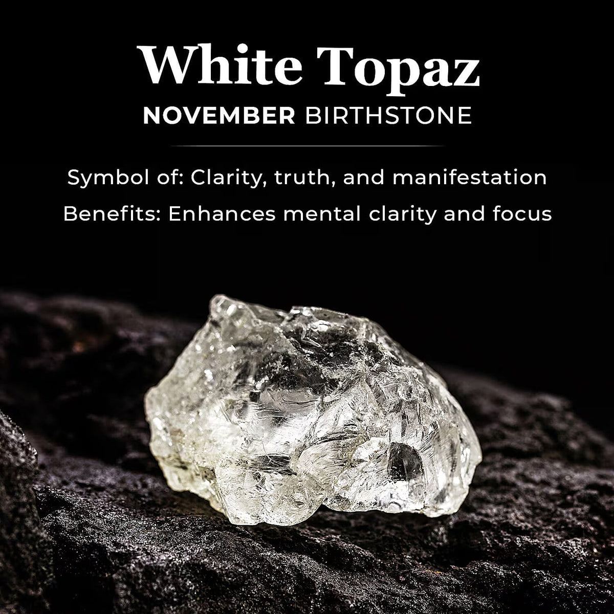 White Topaz November Birthstone Solitaire Ring in 18K Vermeil Yellow Gold Plated Sterling Silver 7308061 6