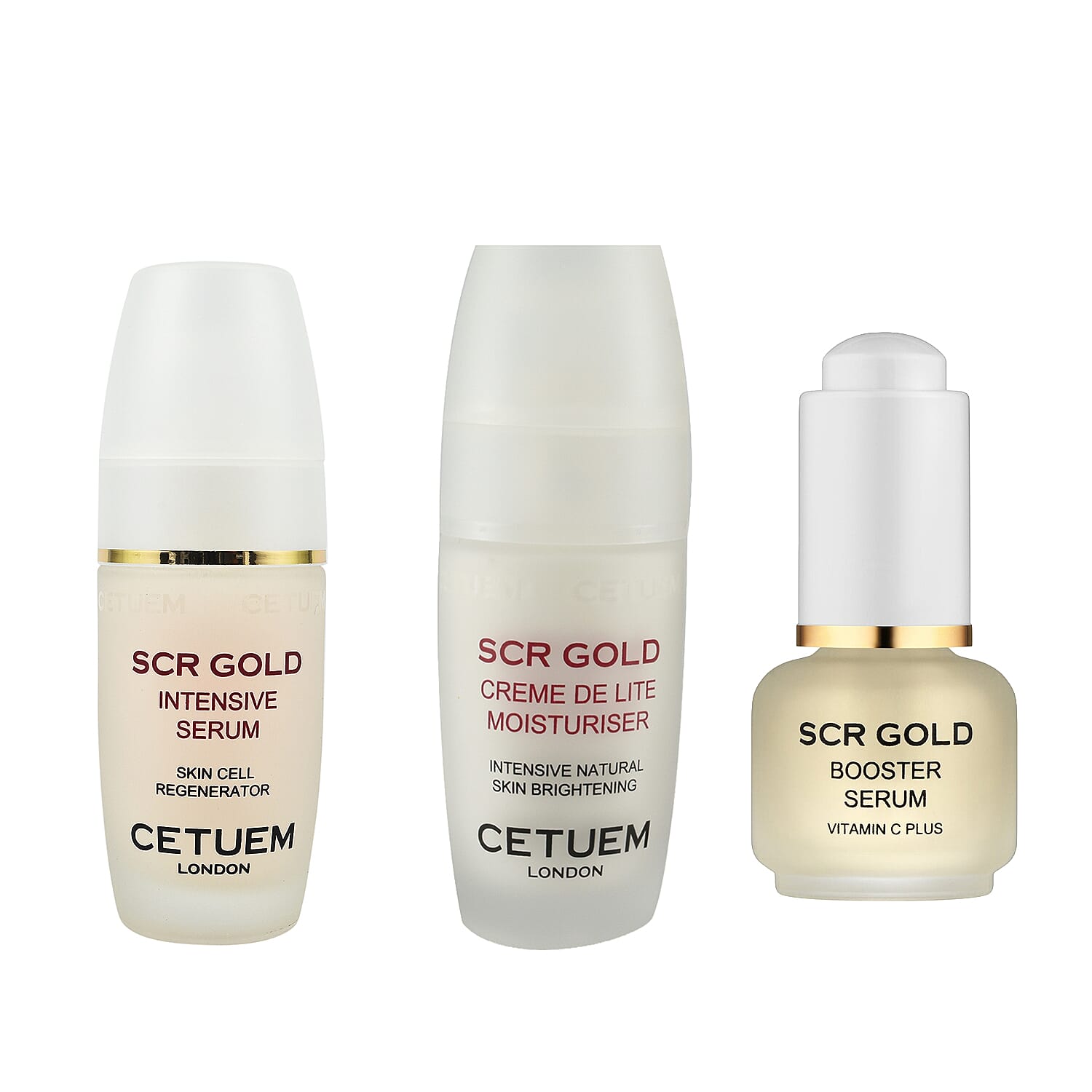 Cetuem Face Trio Set (Incl. Booster Serum, Creme De Lite &amp; Regenerator Serum) 7509496 0