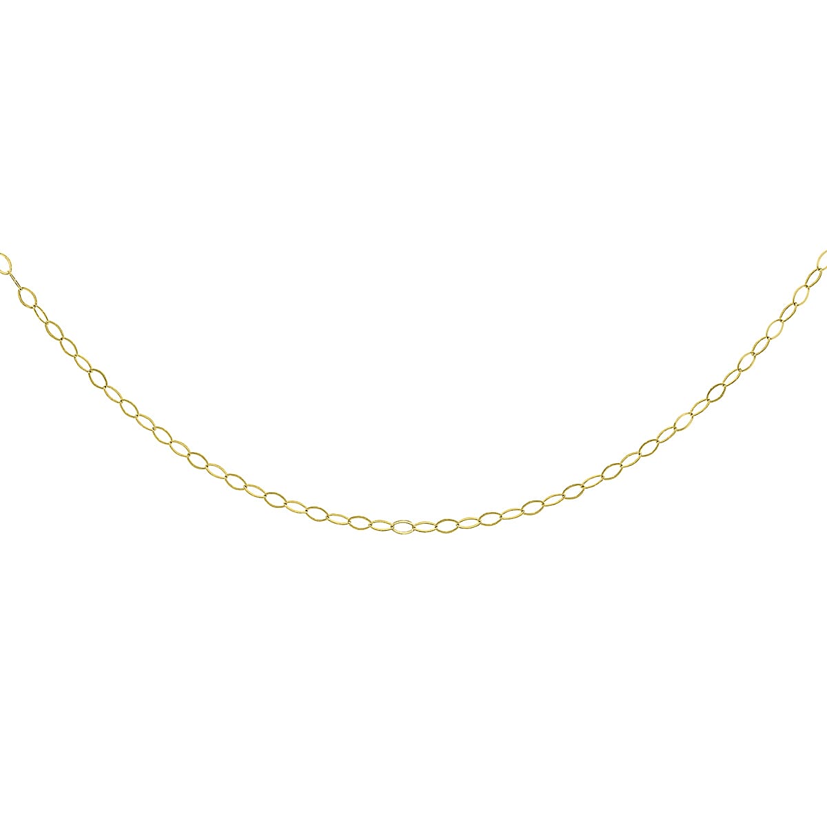 Soldered Trace Chain 18 Inch in 9K Yellow Gold 7576166 0