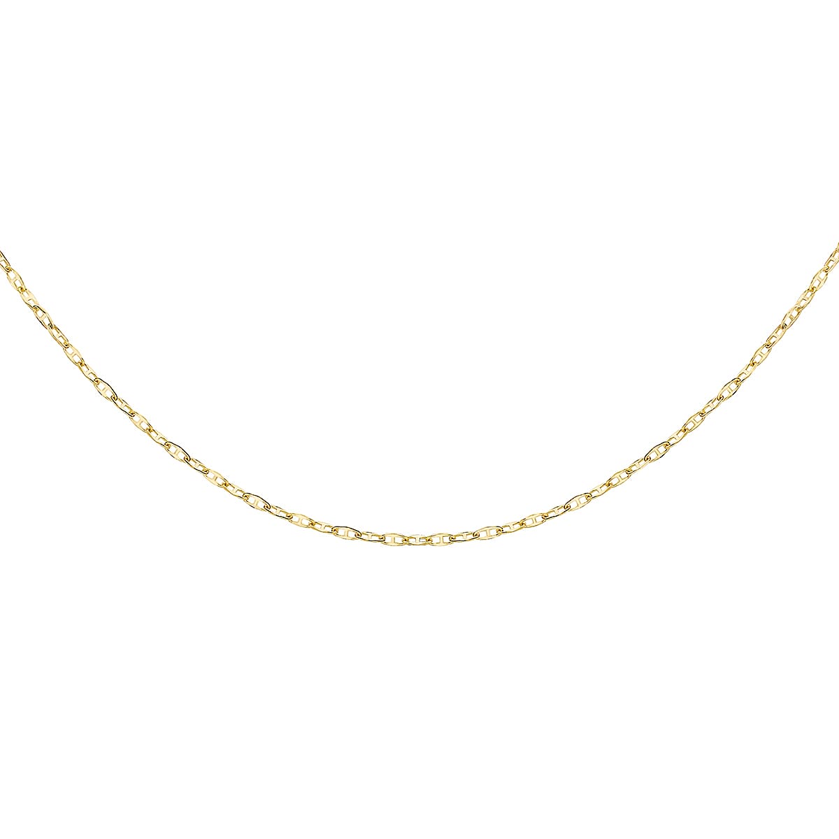 Flat Rambo Chain 16 Inch in 9K Yellow Gold 7581016 0