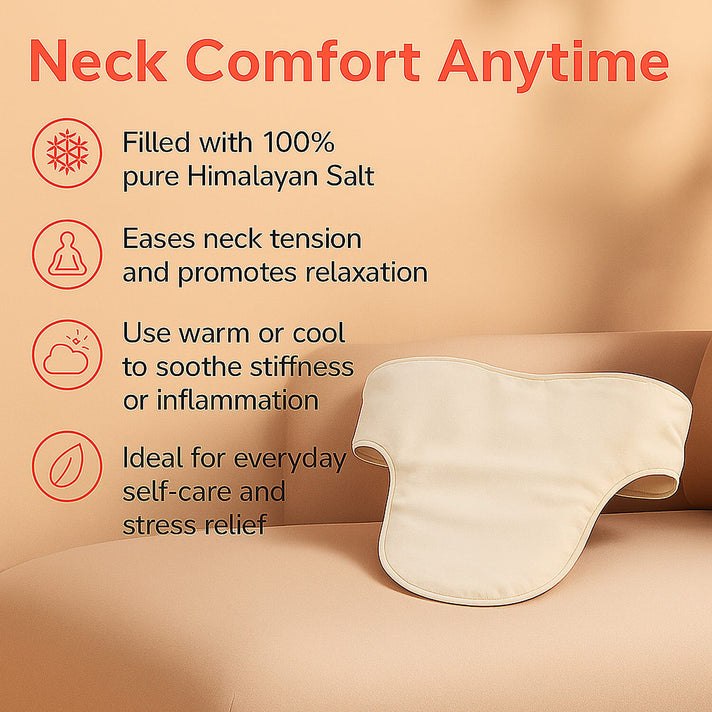 Microwavable and Freezable Himalayan Salt Neck Wrap 7758255 2