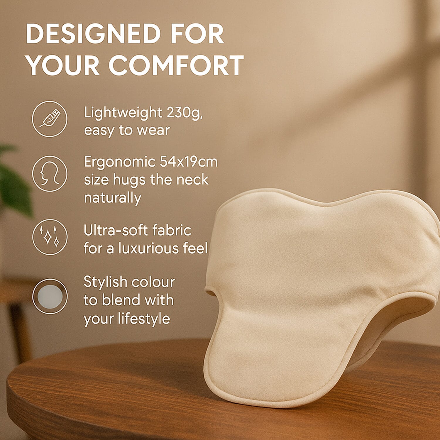 Microwavable and Freezable Himalayan Salt Neck Wrap 7758255 4