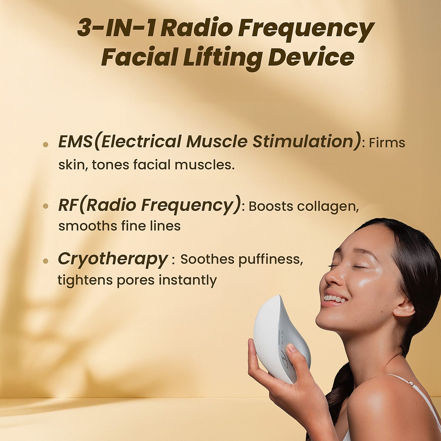 Beautech Multifunctional Radio Frequency Facial Lifting Device (EMS,RF and Cryotherapy) 7812936 2